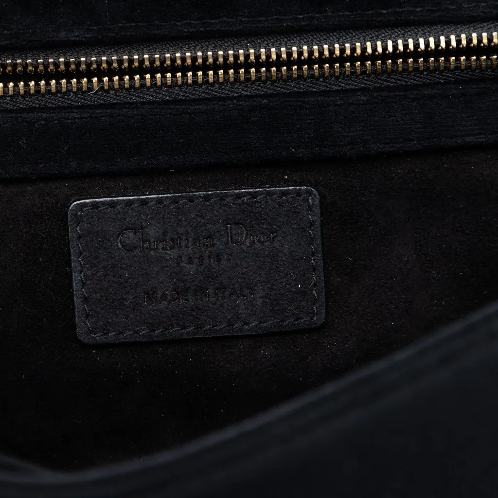 Dior Small Velvet Diorama Flap Black Very good - Box View