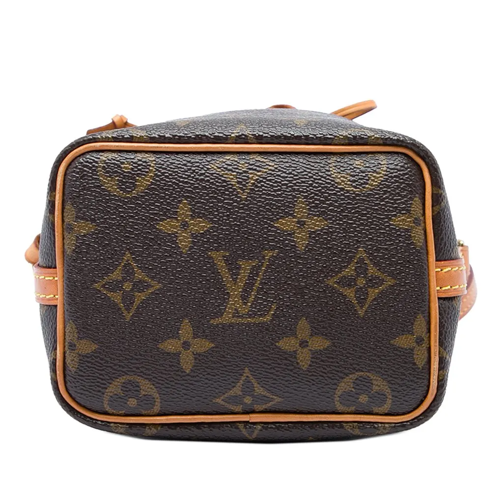 Louis Vuitton Monogram Nano Noe Brown Canvas Very good - Inside View
