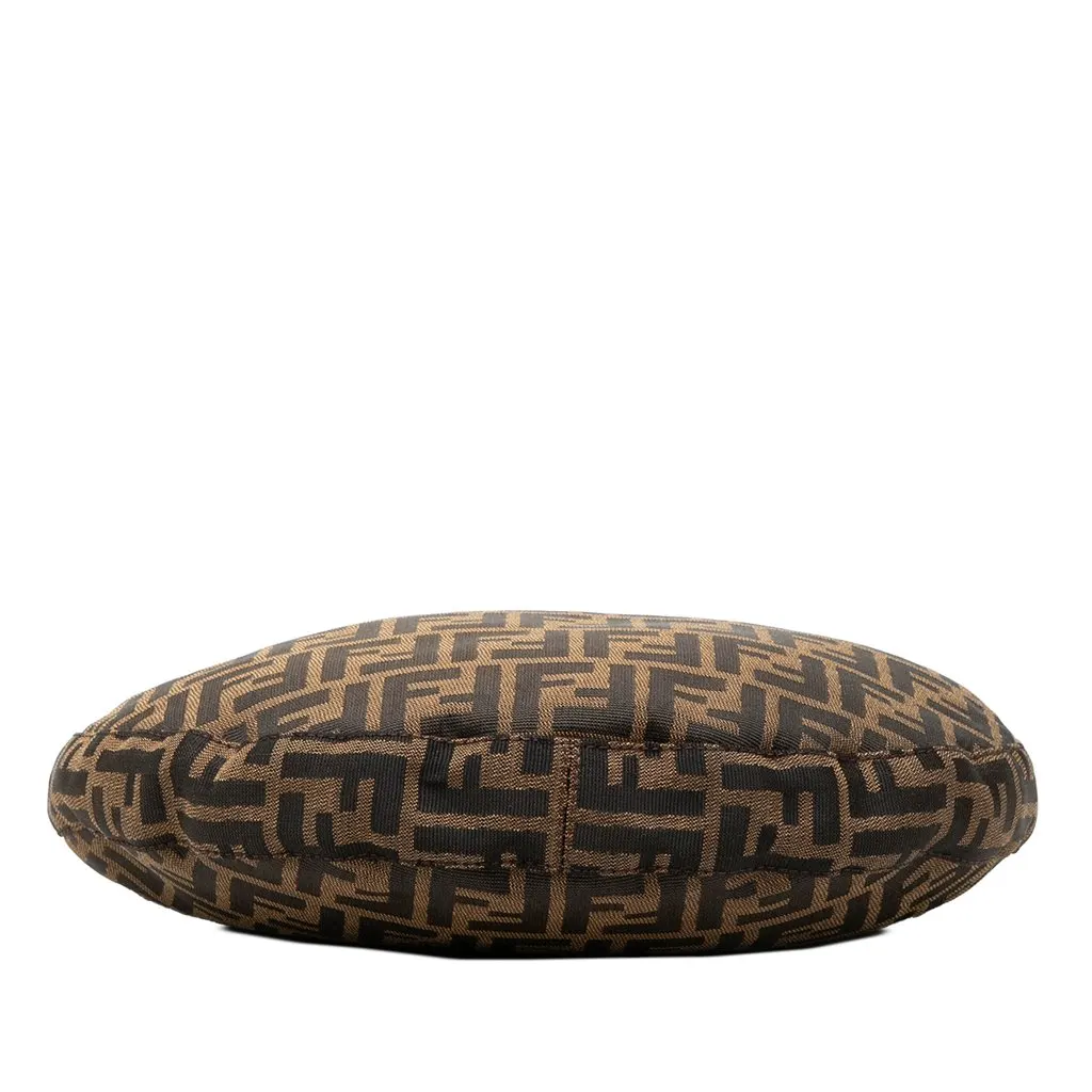 Fendi Zucca Canvas Croissant Hobo Brown Very good - Inside View