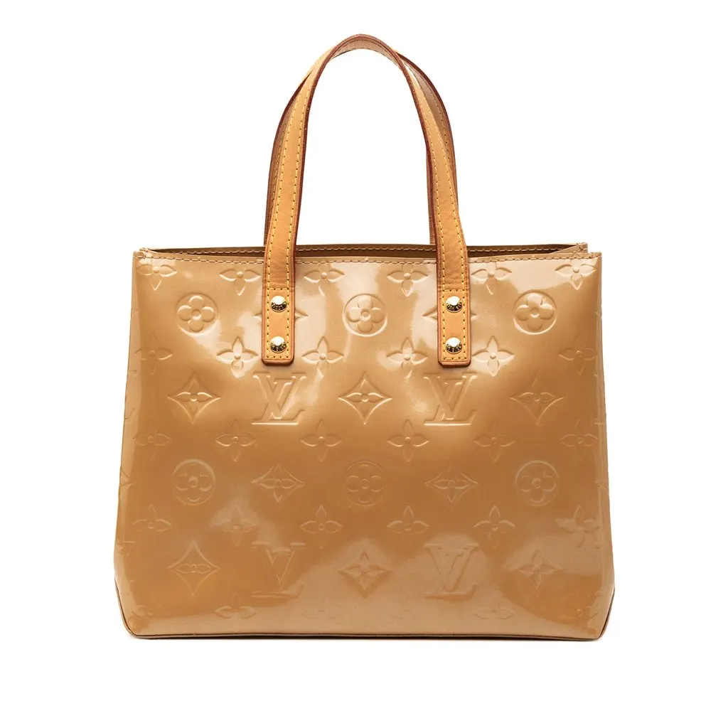 Louis Vuitton Monogram Vernis Reade PM Brown Leather Very good - Front View