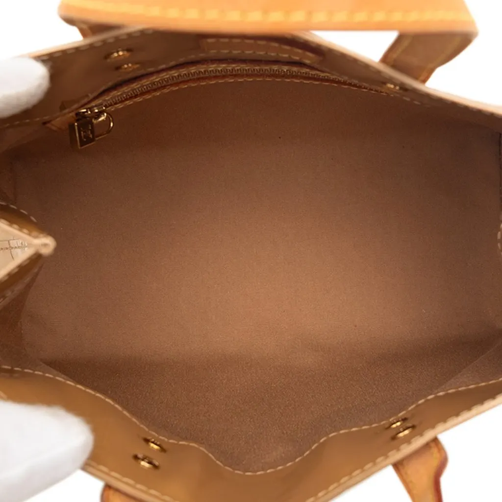 Louis Vuitton Monogram Vernis Reade PM Brown Leather Very good - Model View
