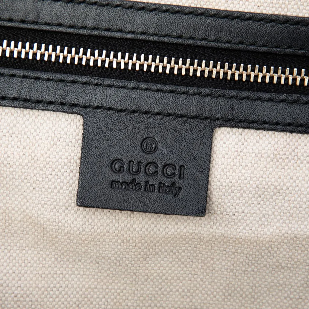 Gucci Medium Diamante Canvas Web Joy Boston Bag Beige Very good - Box View