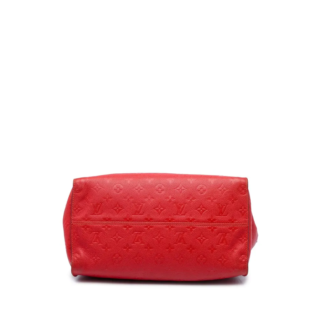 Louis Vuitton Monogram Empreinte Lumineuse PM Red Leather Good - Inside View