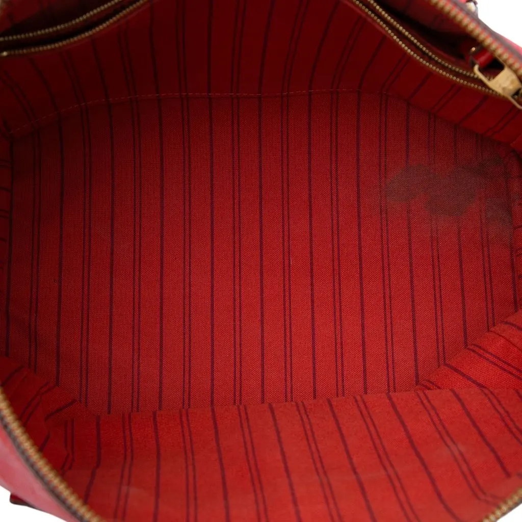 Louis Vuitton Monogram Empreinte Lumineuse PM Red Leather Good - Model View