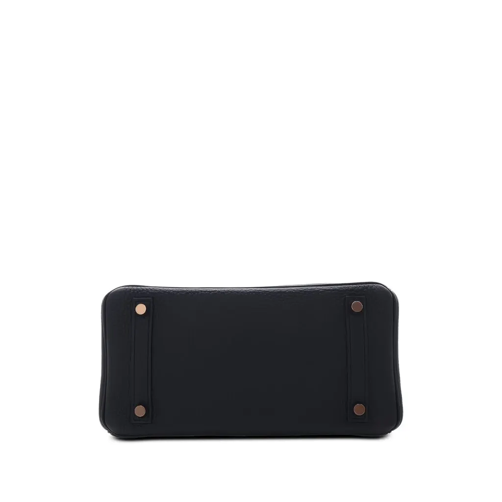 Hermès Togo Birkin Retourne 25 Black Leather Very good - Inside View