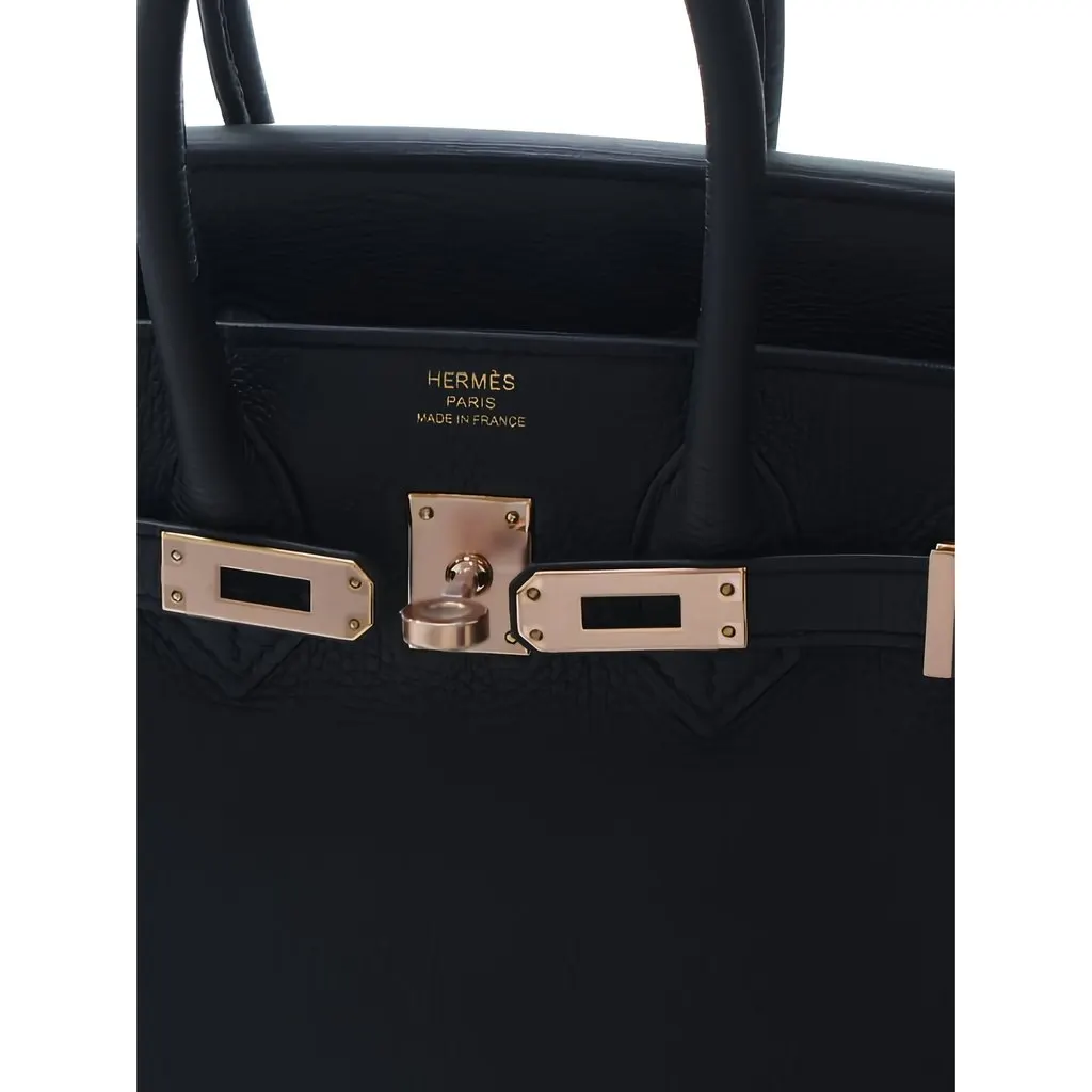 Hermès Togo Birkin Retourne 25 Black Leather Very good - Model View