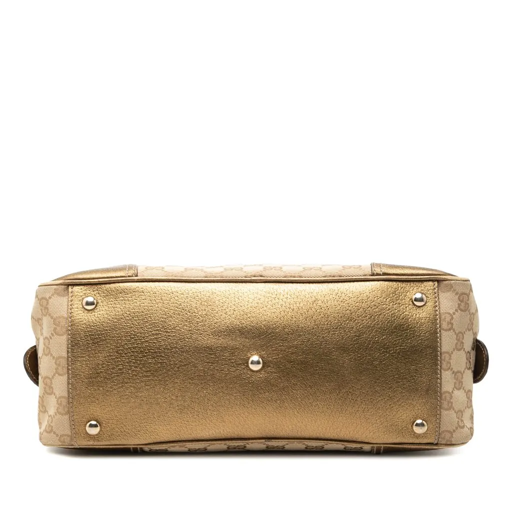 Gucci GG Canvas Princy Shoulder Bag Beige Good - Inside View