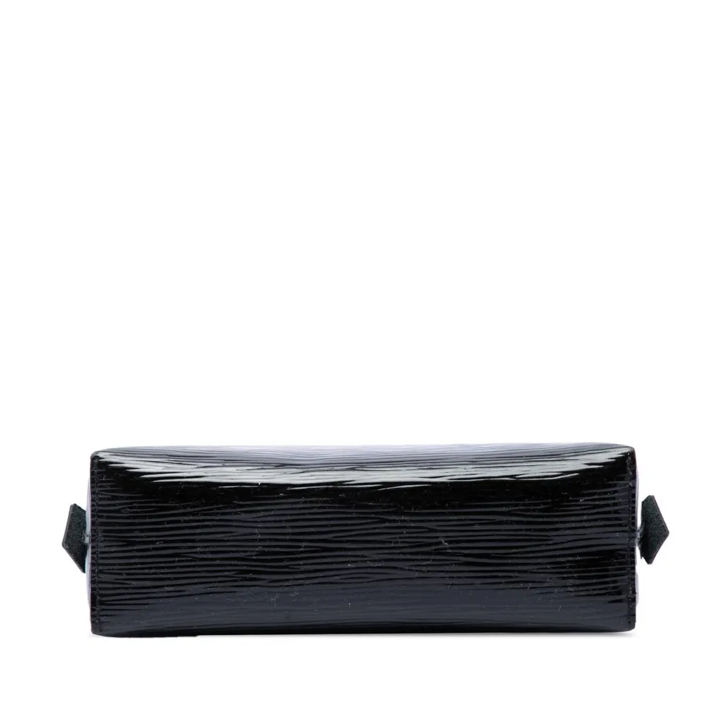 Louis Vuitton Electric Epi Cosmetic Pouch Black Leather Good - Inside View
