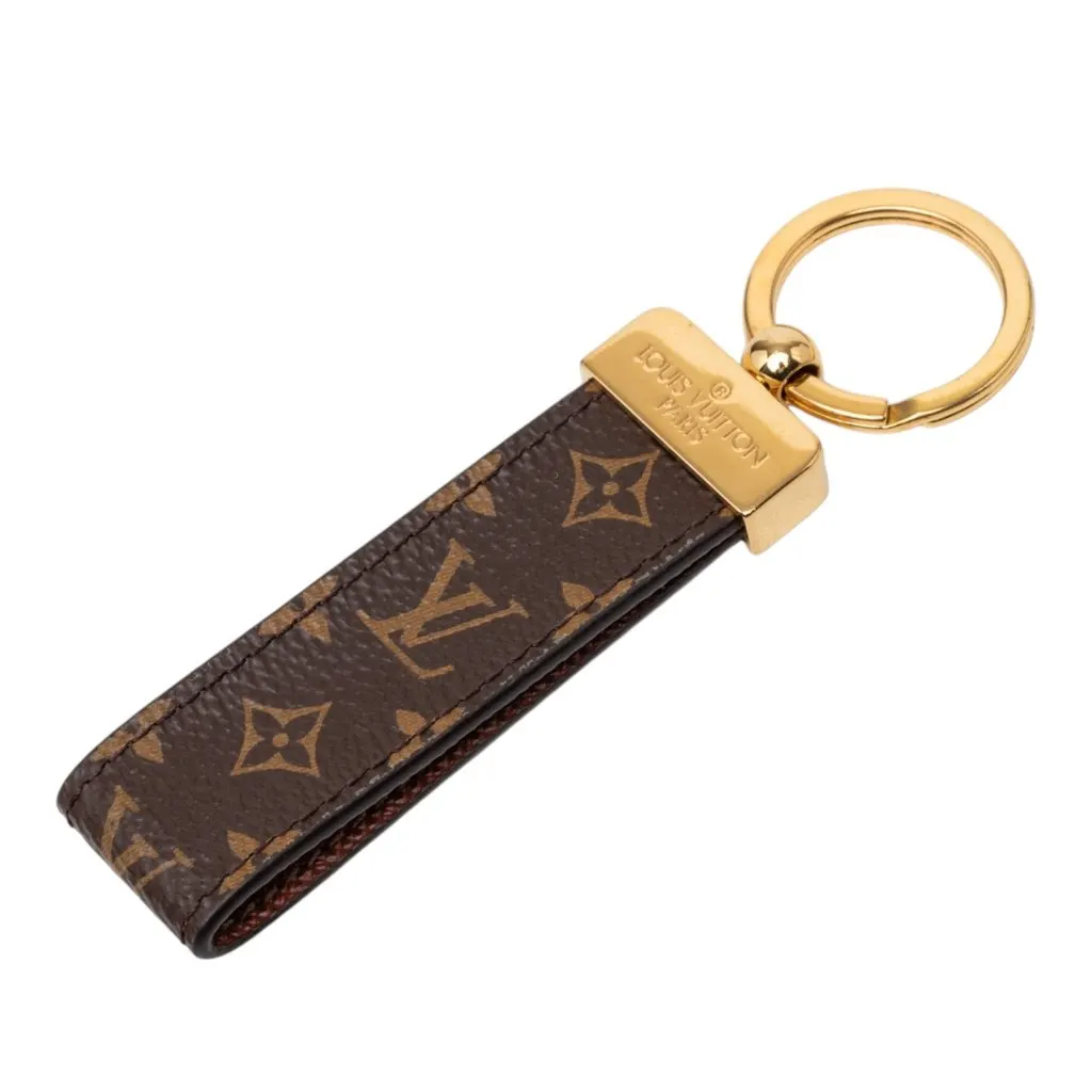 Louis Vuitton Monogram Dragonne Bag Charm Brown Very good - Front View