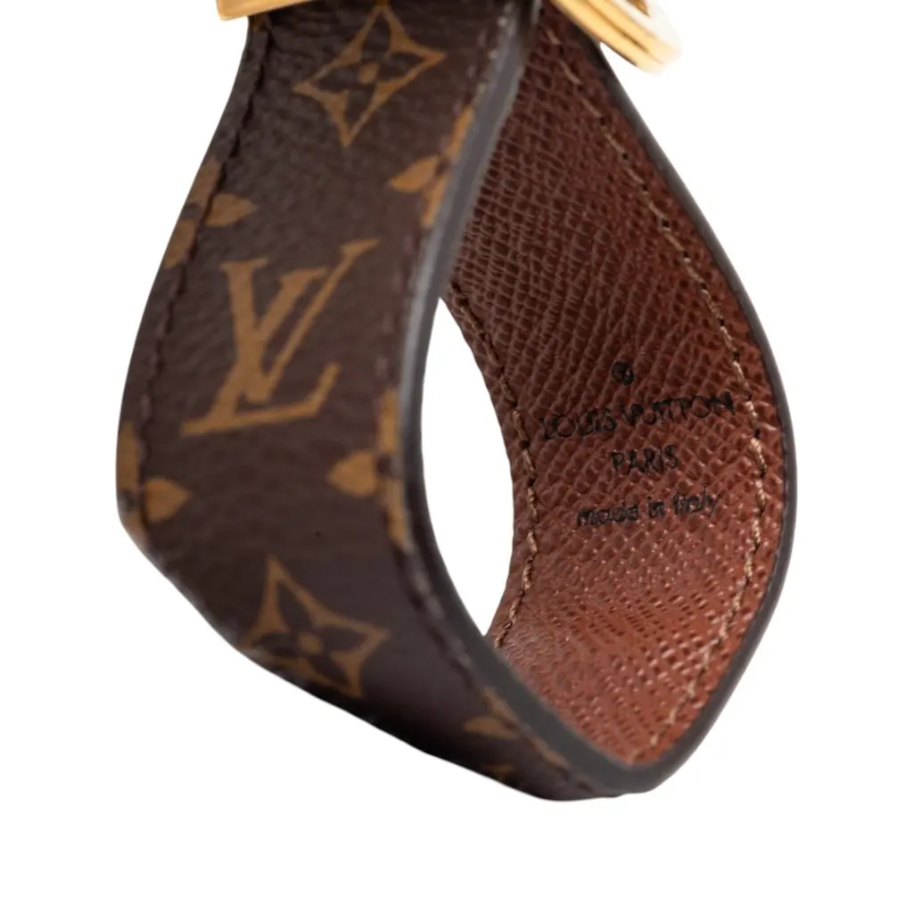 Louis Vuitton Monogram Dragonne Bag Charm Brown Very good - Inside View