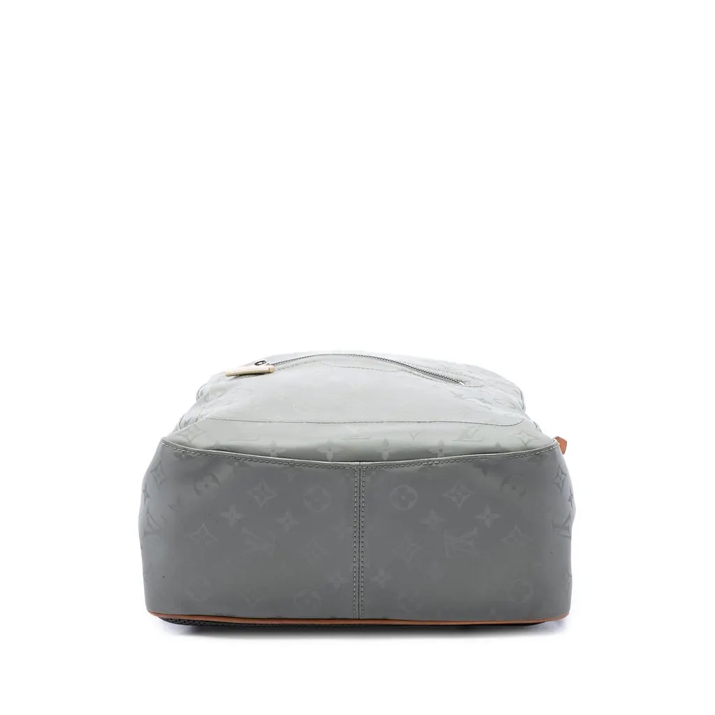 Louis Vuitton Monogram Titanium Backpack PM Grey Canvas Very good - Inside View