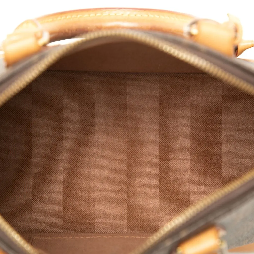 Louis Vuitton Monogram Alma BB Brown Canvas Good - Model View