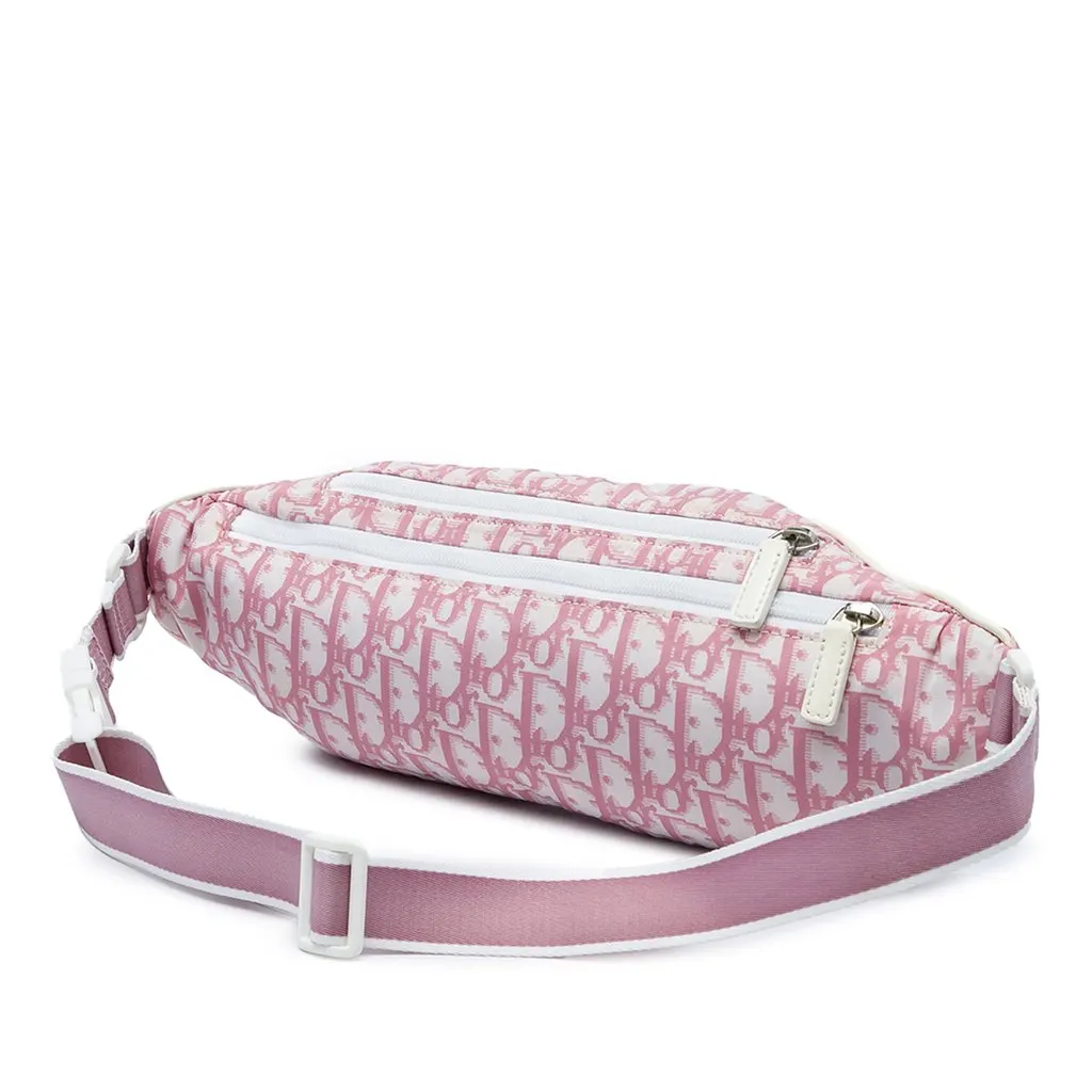 Dior Diorissimo Trotter Nylon No 2 Belt Bag Pink Very good - Back View