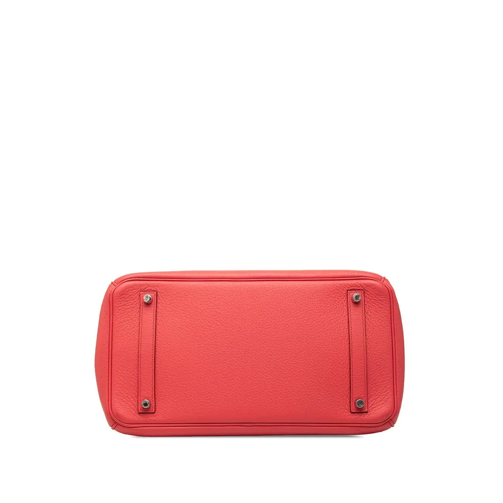 Hermès Clemence Birkin Retourne 35 Red Leather Very good - Inside View