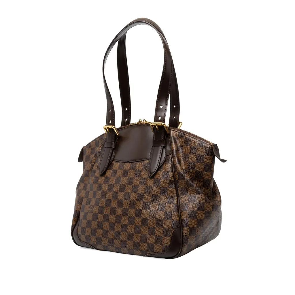 Louis Vuitton Damier Ebene Verona MM Brown Canvas Very good - Back View