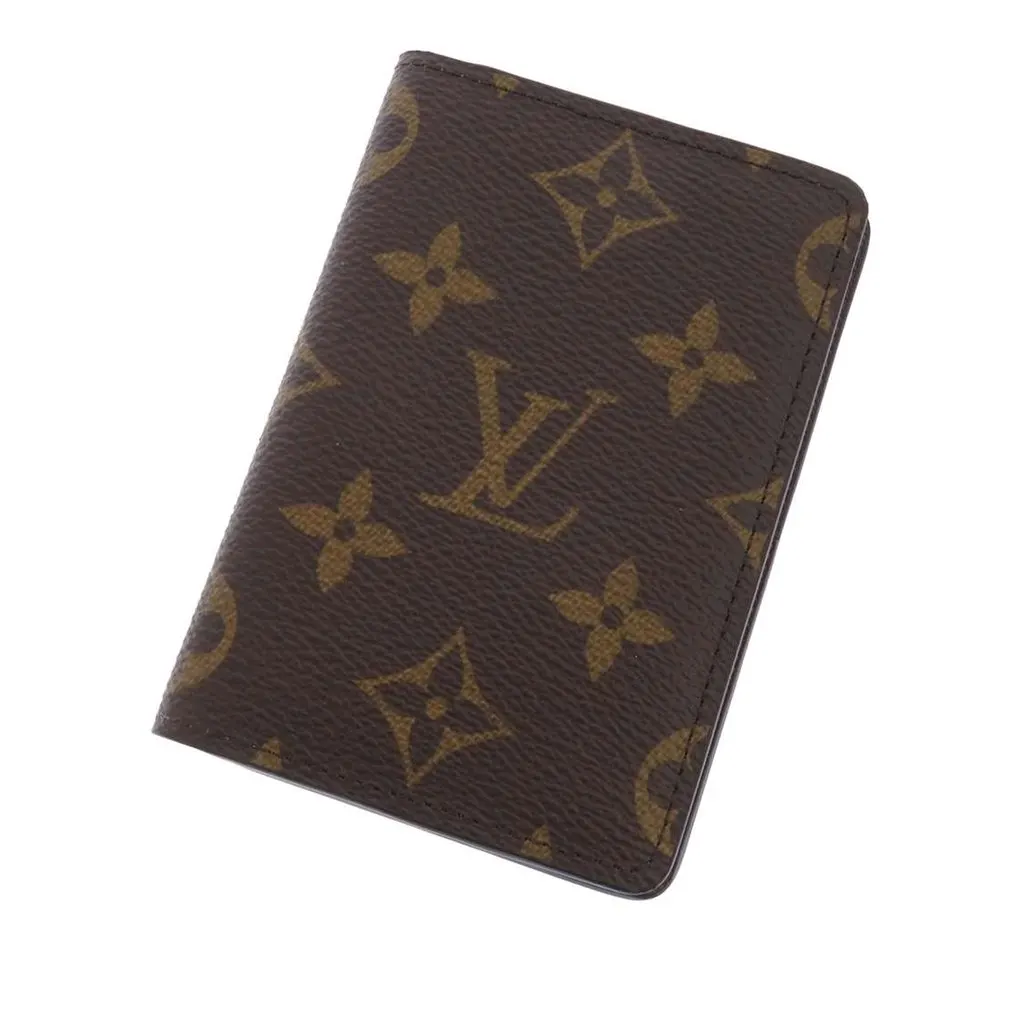 Louis Vuitton Monogram Pocket Organizer Brown Never worn - Back View
