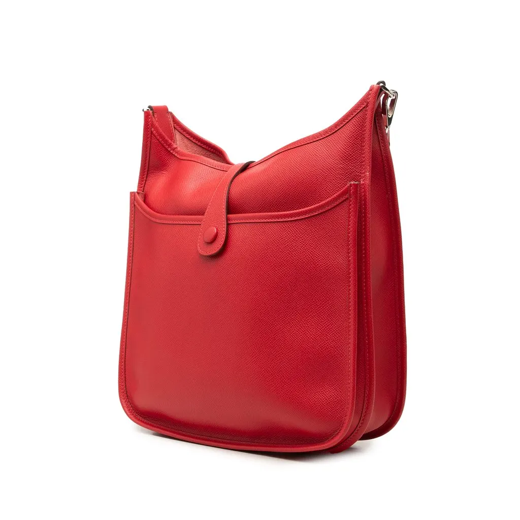 Hermès Epsom Evelyne III PM Red Leather Very good - Back View