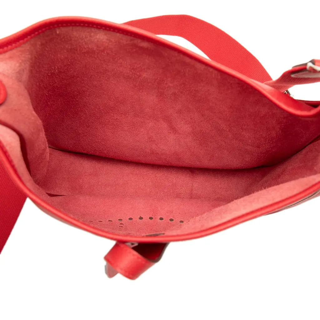Hermès Epsom Evelyne III PM Red Leather Very good - Model View