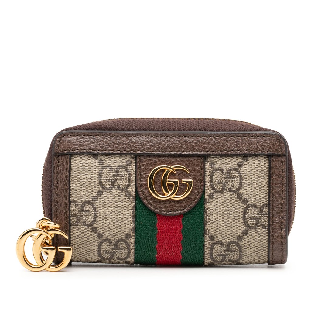 Gucci GG Supreme Ophidia Key Case Beige | Pre-Owned Dubai |