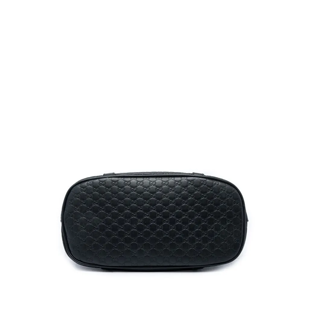 Gucci Mini Microguccissima Dome Satchel Black Leather Very good - Inside View