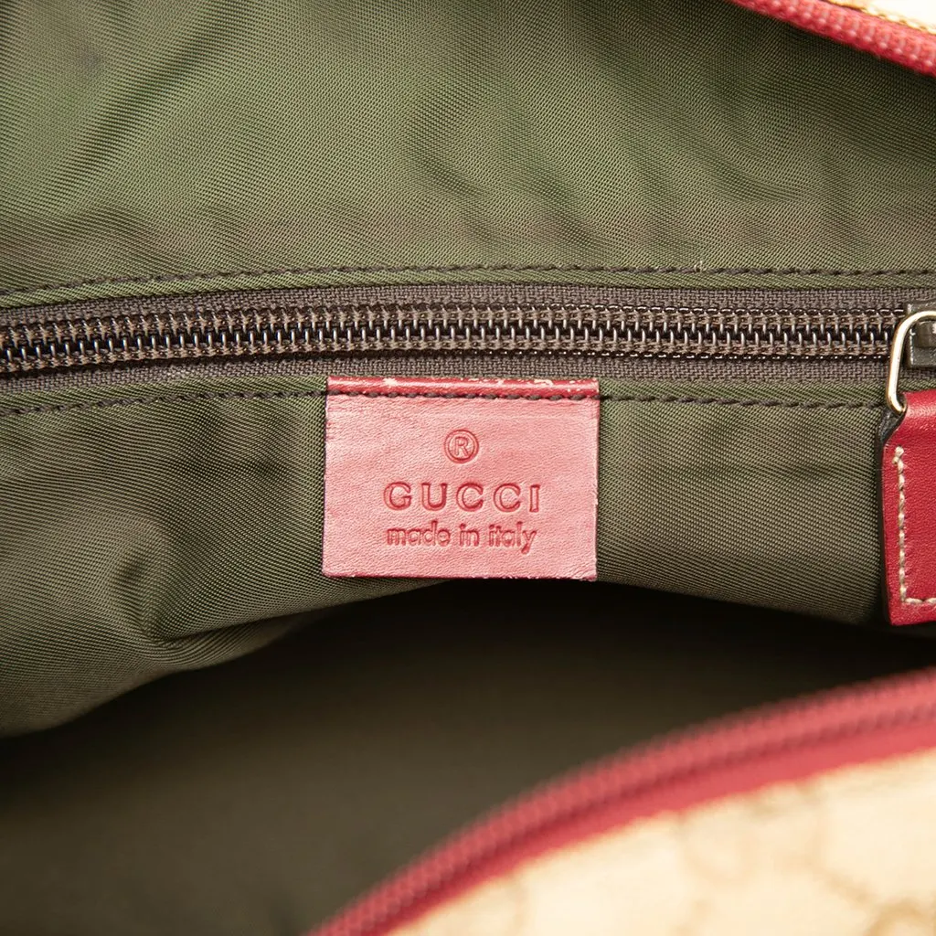 Gucci GG Canvas Web Tote Beige Canvas Very good - Box View