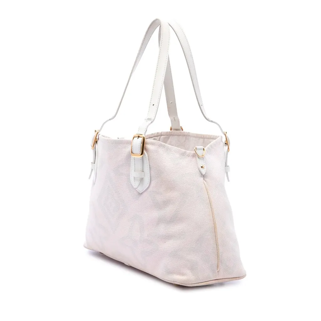 Louis Vuitton Monogram Tahitienne Cabas PM Pink Very good - Back View