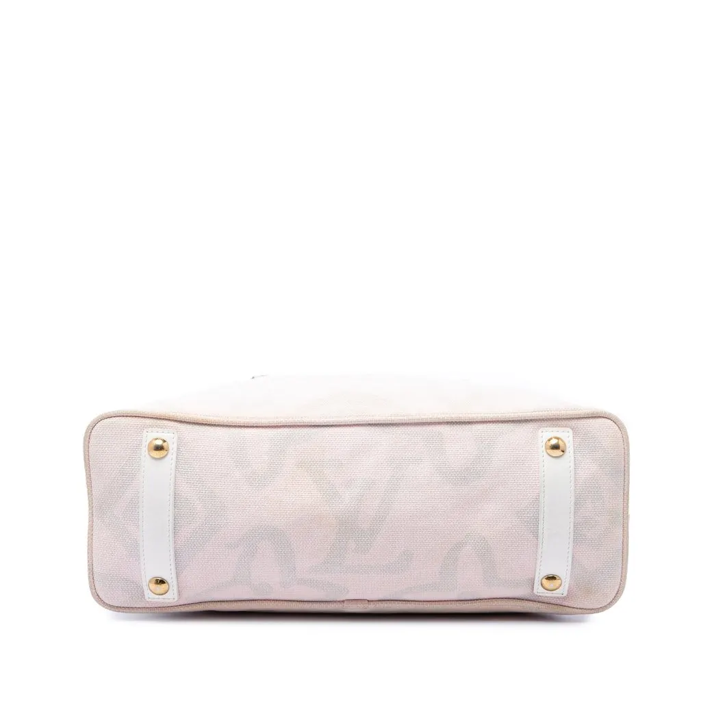 Louis Vuitton Monogram Tahitienne Cabas PM Pink Very good - Inside View