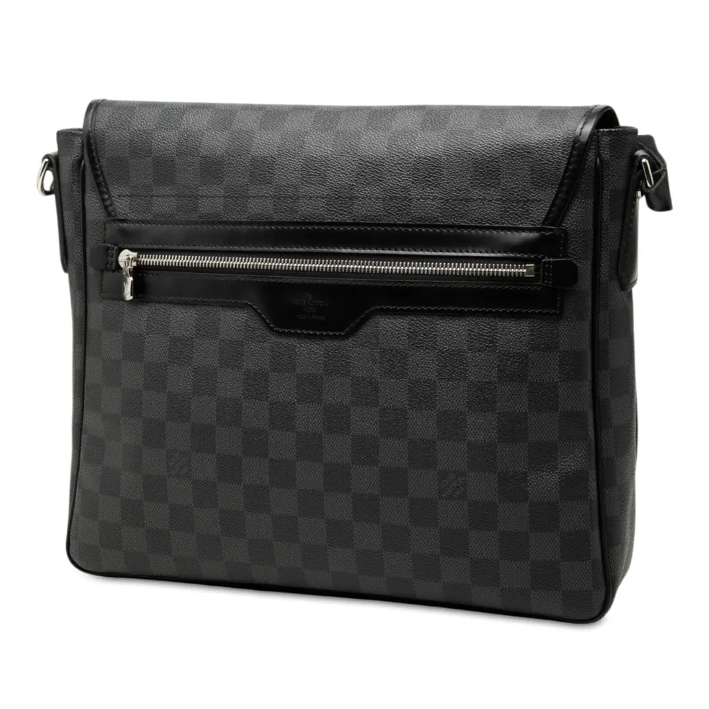 Louis Vuitton Damier Graphite Daniel MM Black Very good - Back View