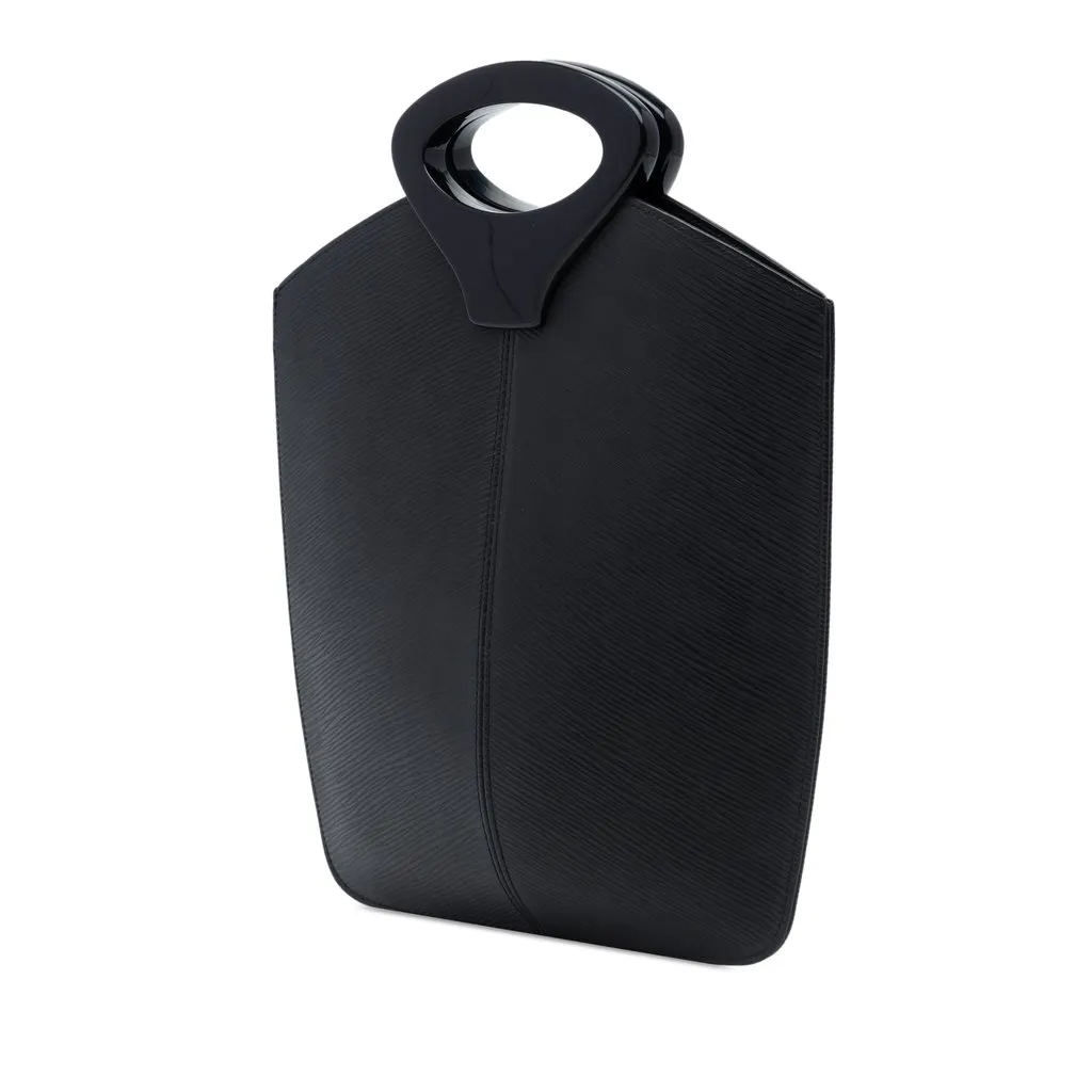 Louis Vuitton Epi Demi Lune Black Leather Very good - Back View