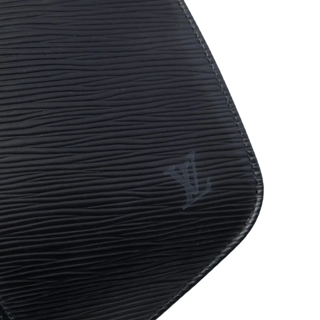 Louis Vuitton Epi Demi Lune Black Leather Very good - Box View
