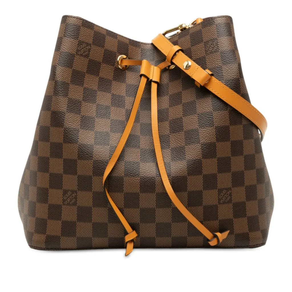 Louis Vuitton Damier Ebene Neonoe MM Brown Very good - Front View