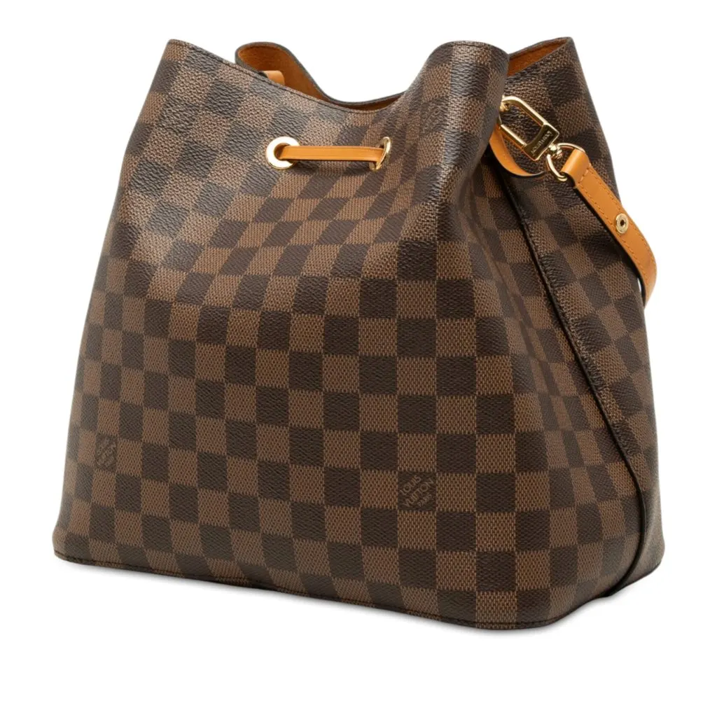 Louis Vuitton Damier Ebene Neonoe MM Brown Very good - Back View