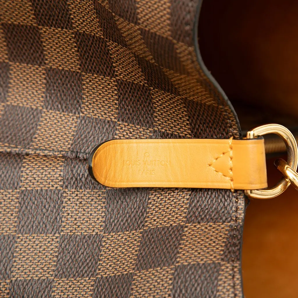 Louis Vuitton Damier Ebene Neonoe MM Brown Very good - Box View