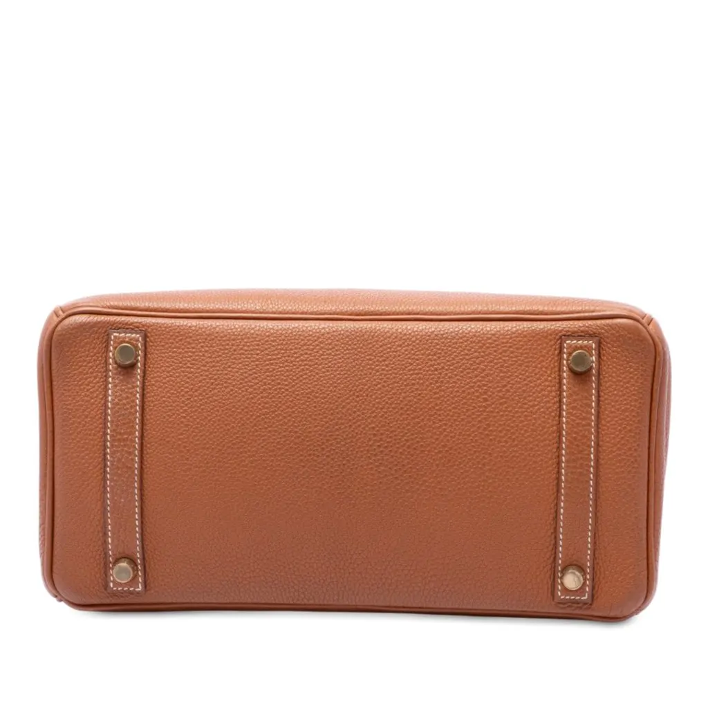 Hermès Togo Birkin Retourne 30 Brown Leather Good - Inside View