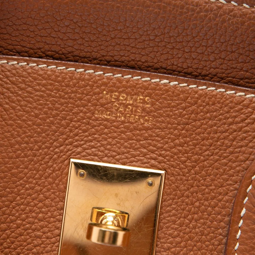 Hermès Togo Birkin Retourne 30 Brown Leather Good - Box View