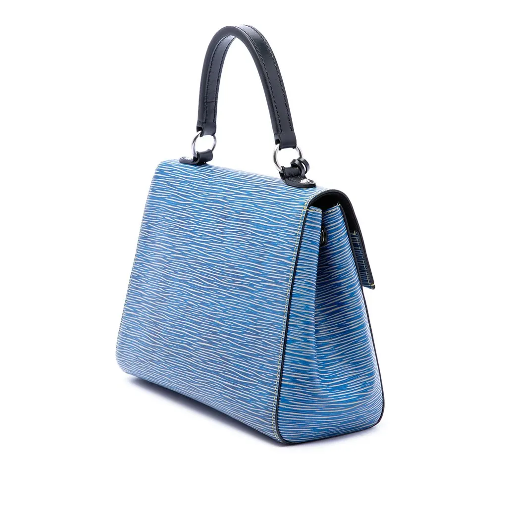 Louis Vuitton Epi Denim Cluny BB Blue Leather Very good - Back View