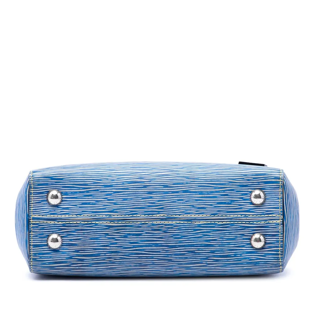 Louis Vuitton Epi Denim Cluny BB Blue Leather Very good - Inside View