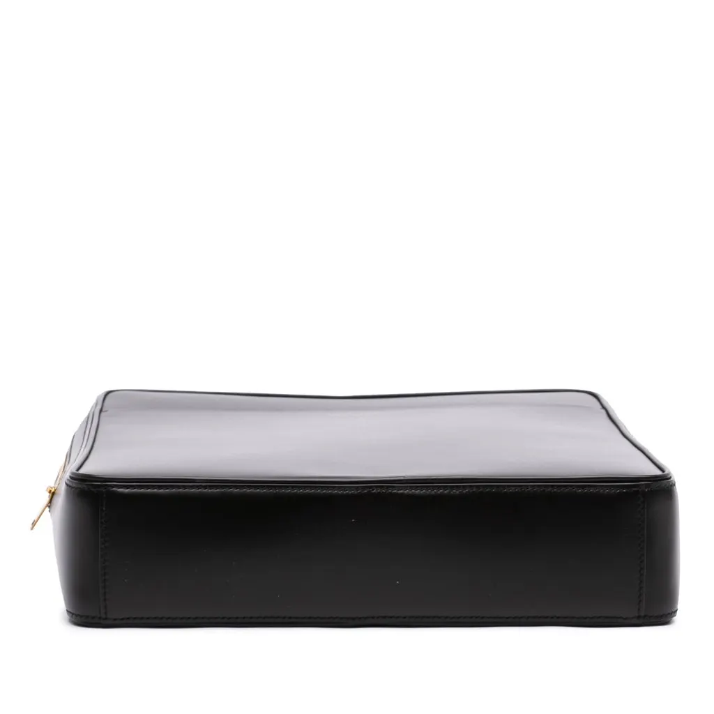 Saint Laurent Large Smooth Calfskin Case Bag Black Leather Very good - Inside View