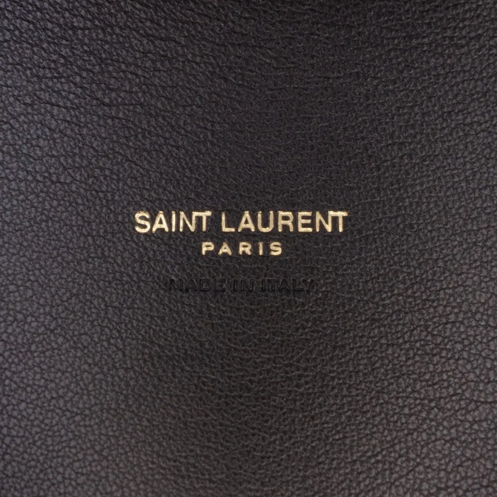 Saint Laurent Large Smooth Calfskin Case Bag Black Leather Very good - Box View
