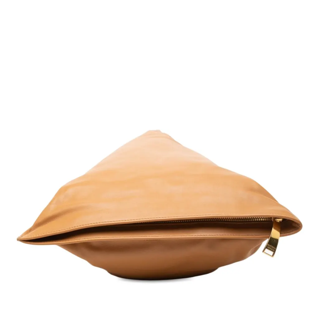 Bottega Veneta Nappa BV Twist Handbag Brown Leather Very good - Inside View