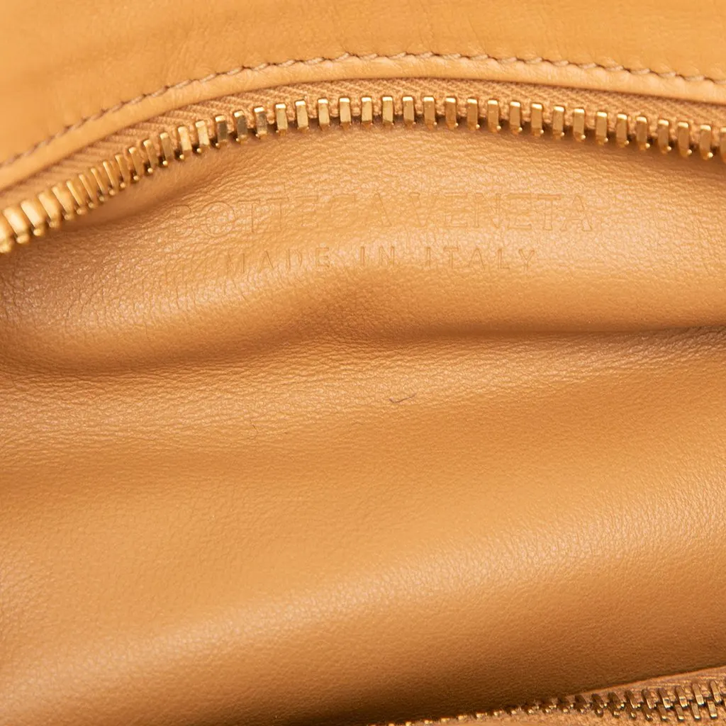 Bottega Veneta Nappa BV Twist Handbag Brown Leather Very good - Box View