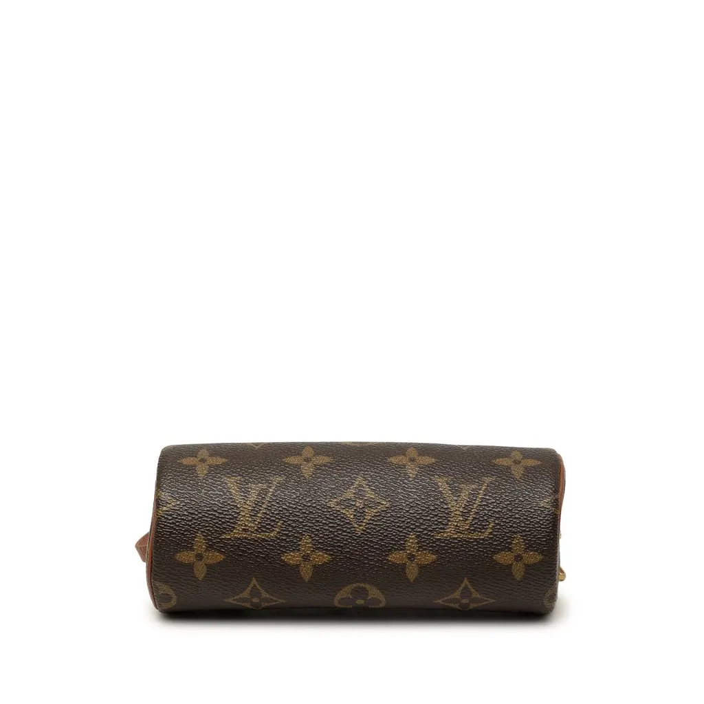 Louis Vuitton Monogram Papillon Pochette Brown Canvas Very good - Inside View