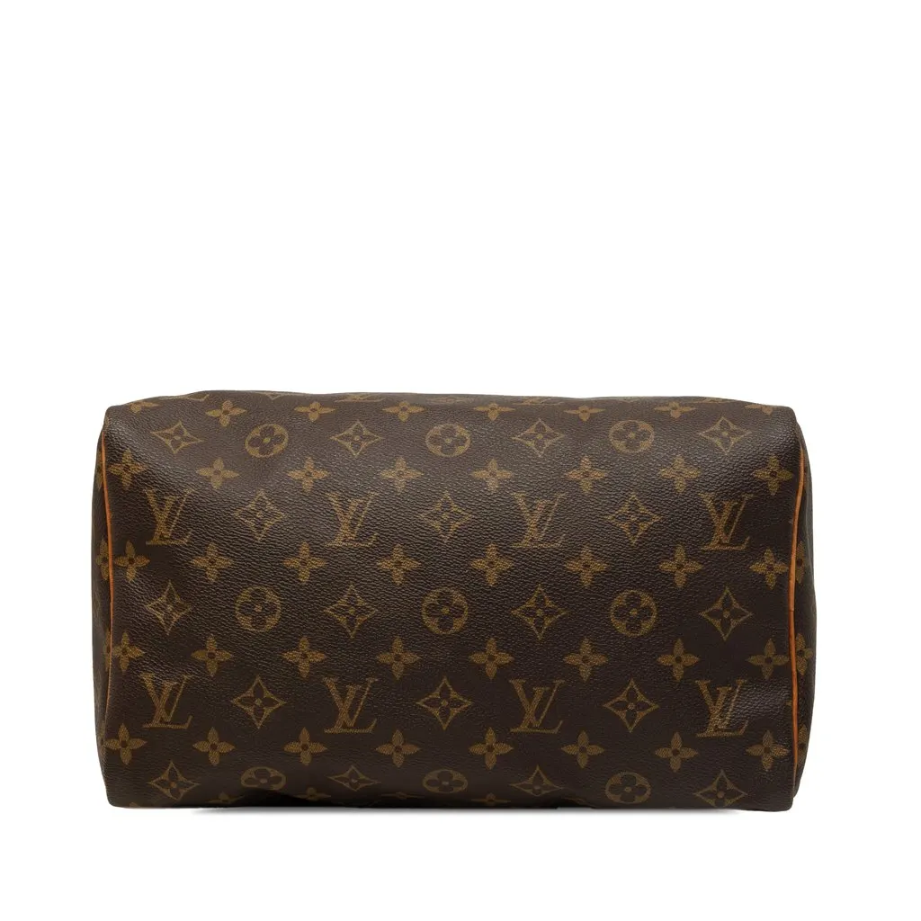 Louis Vuitton Monogram Speedy 30 Brown Canvas Good - Inside View