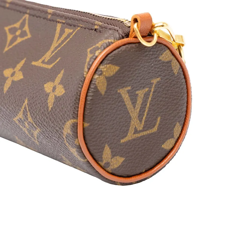 Louis Vuitton Monogram Papillon Pochette Brown Canvas Very good - Box View