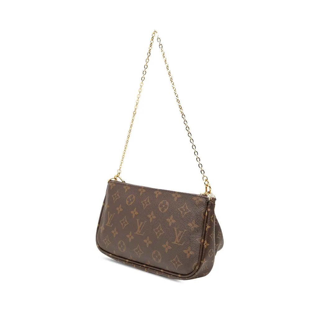 Louis Vuitton Monogram Multi Pochette Accessoires Brown Canvas Very good - Back View
