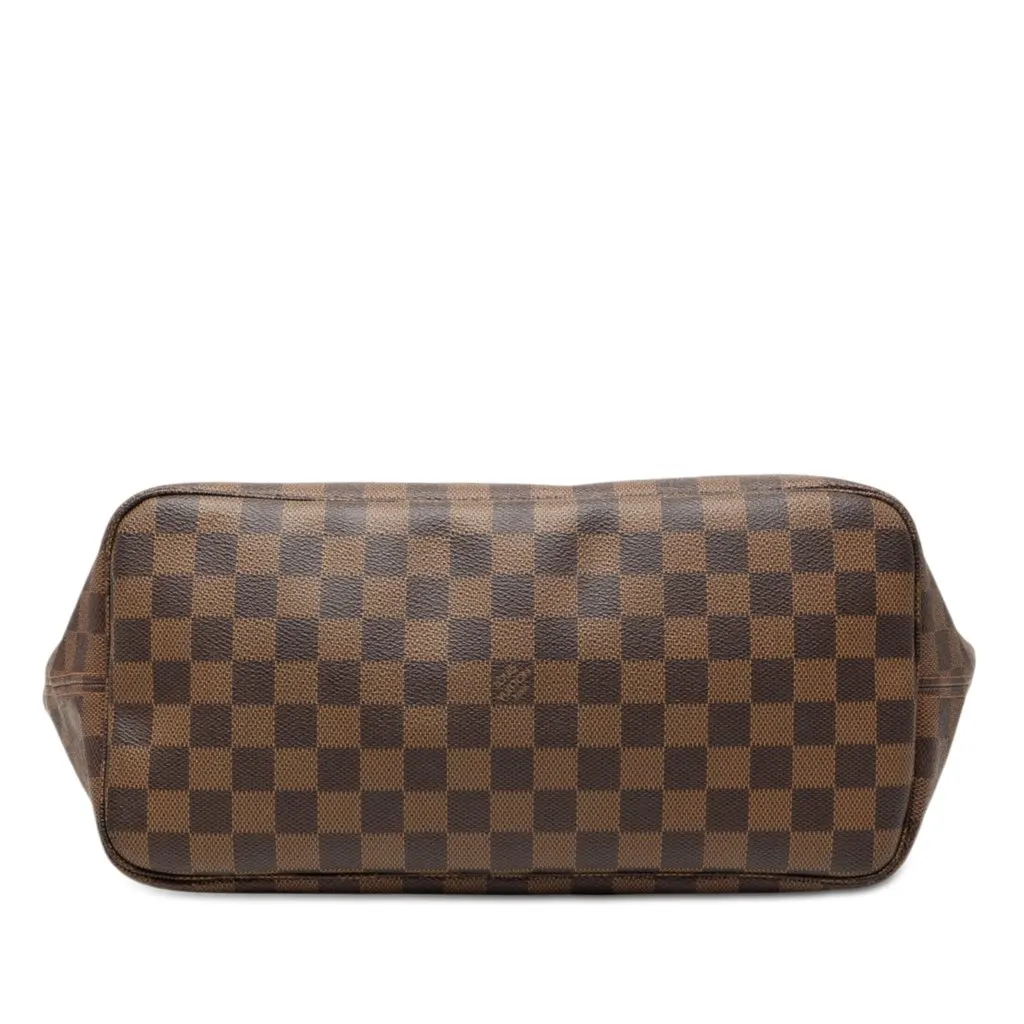 Louis Vuitton Damier Ebene Neverfull MM Brown Good - Inside View