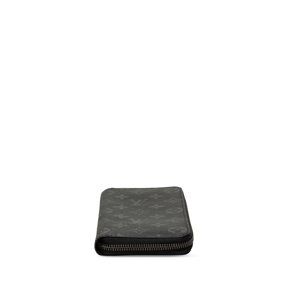 Louis Vuitton Monogram Eclipse Vertical Zippy Wallet Black Very good - Inside View