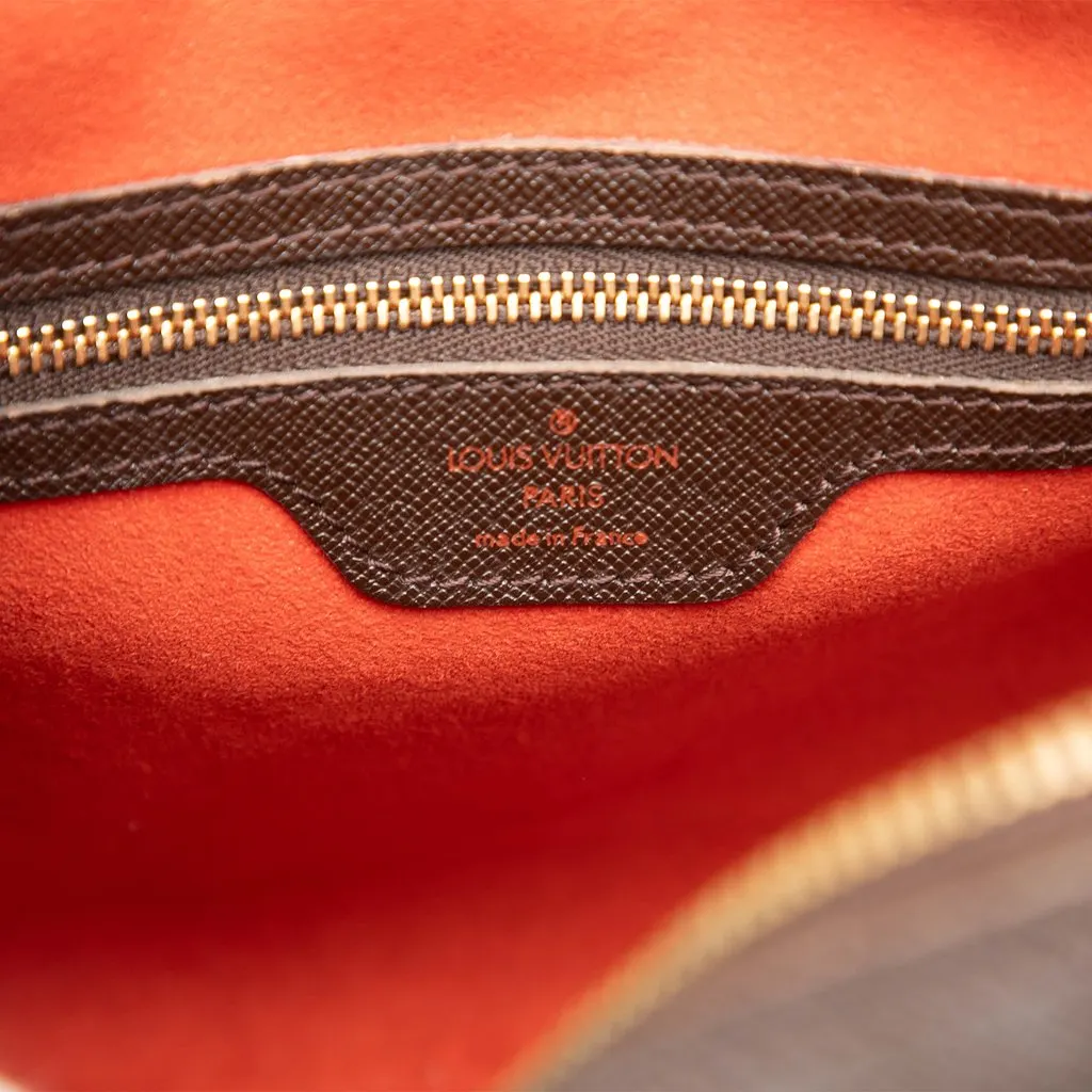Louis Vuitton Damier Ebene Triana Brown Canvas Good - Box View