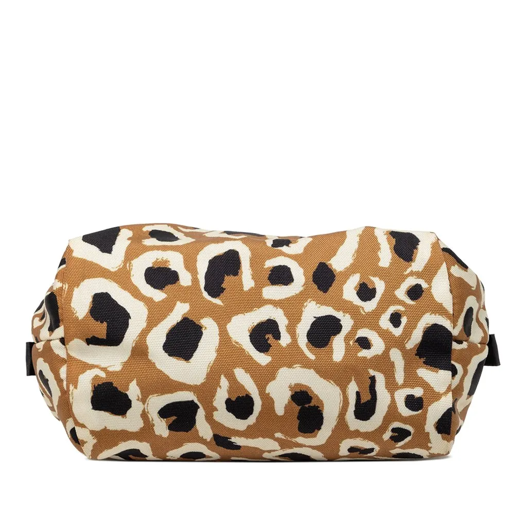 Gucci Leopard Print Canvas Pouch Brown Very good - Inside View