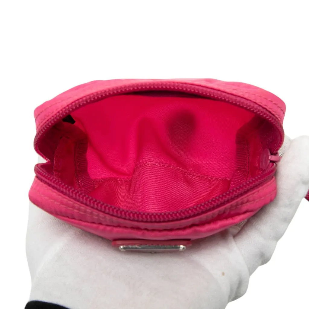 Prada Tessuto Cosmetic Pouch Pink Good - Model View